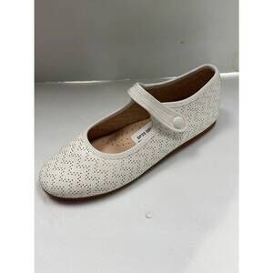 NEW 1936 girl's camila cut outs mary jane shoes in ivory leather